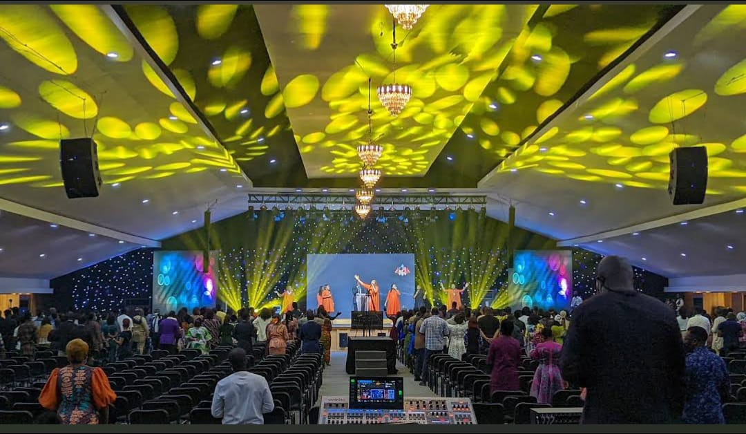 Covenant Nation Lekki sanctuary with distributed audio